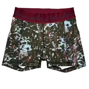 Lululemon What The Sport Short Floral Sport Tranquil Blue Purple Womens Size 4